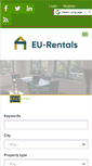 Mobile Screenshot of eu-rentals.com